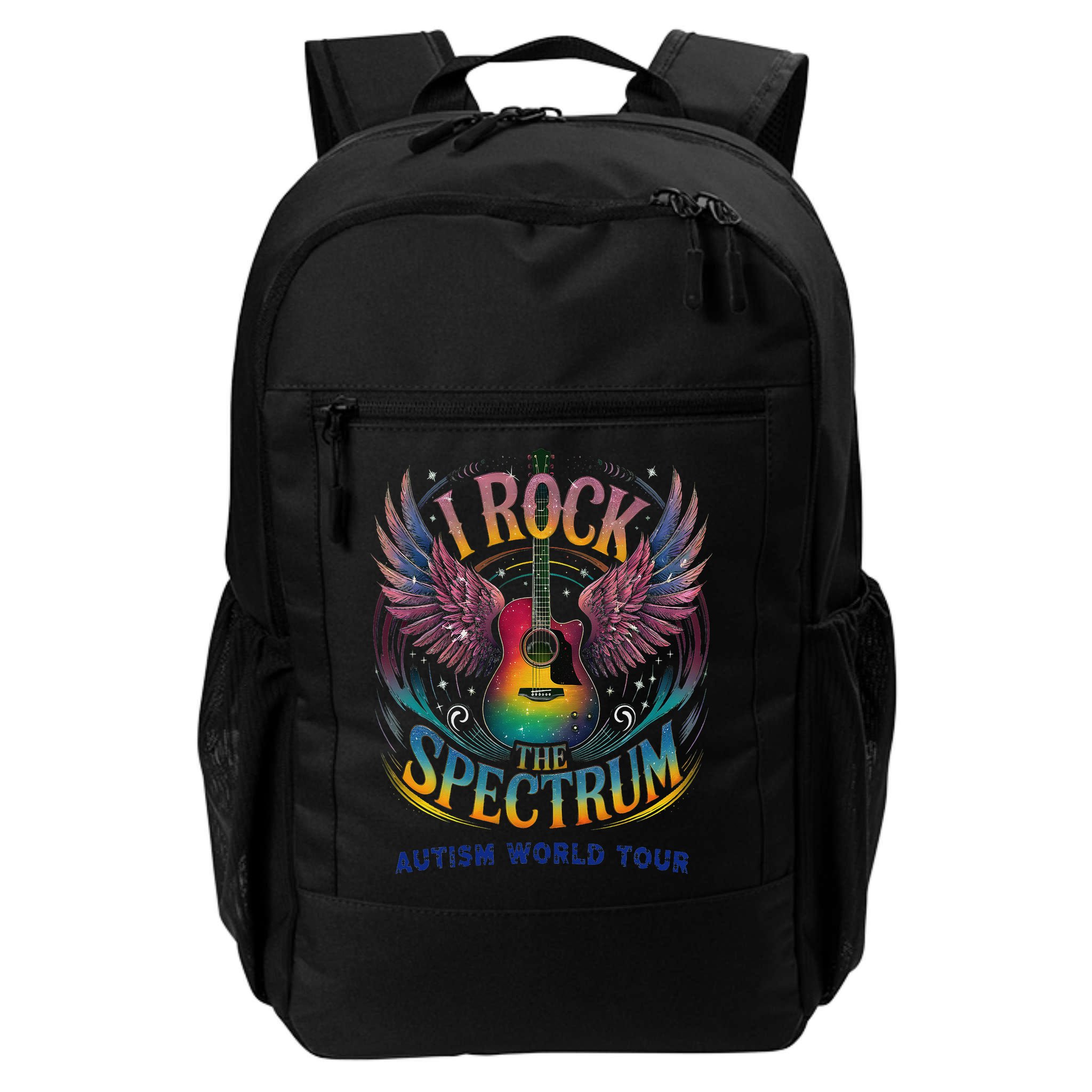 Rockstar I ROCK THE SPECTRUM Autism Awareness Support Backpack