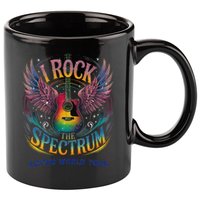 Rockstar I ROCK THE SPECTRUM Autism Awareness Support 11oz C Handle Ceramic Mug