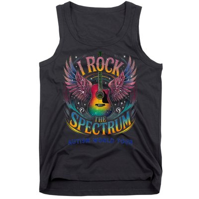 Rockstar I ROCK THE SPECTRUM Autism Awareness Support Tank Top