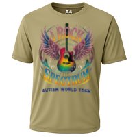 Rockstar I ROCK THE SPECTRUM Autism Awareness Support Cooling Performance Crew T-Shirt