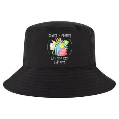 Reading Intervention Reading Is Dreaming Library Student Cool Comfort Performance Bucket Hat