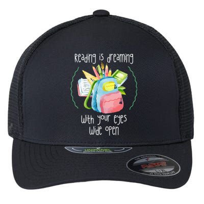 Reading Intervention Reading Is Dreaming Library Student Flexfit Unipanel Trucker Cap