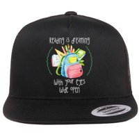 Reading Intervention Reading Is Dreaming Library Student Flat Bill Trucker Hat