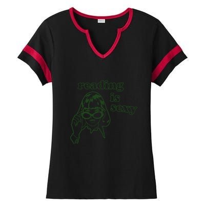 Reading Is Sexy Ladies Halftime Notch Neck Tee