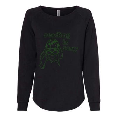 Reading Is Sexy Womens California Wash Sweatshirt