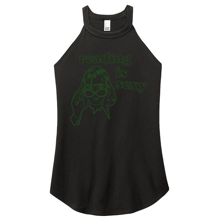 Reading Is Sexy Women's Perfect Tri Rocker Tank
