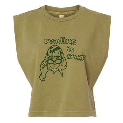 Reading Is Sexy Garment-Dyed Women's Muscle Tee