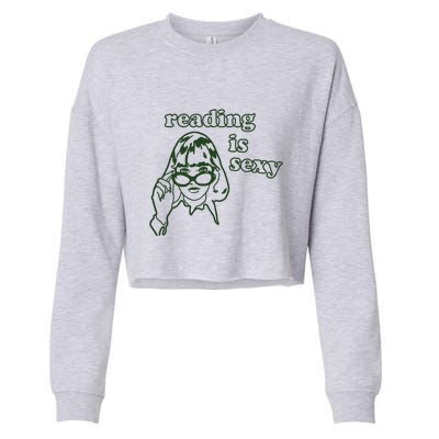 Reading Is Sexy Cropped Pullover Crew