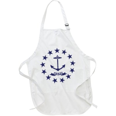 Rhode Island State Flag Distressed Blue Providence Rhode Apron