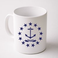 Rhode Island State Flag Distressed Blue Providence Rhode Mug