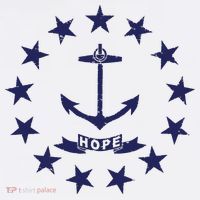 Rhode Island State Flag Distressed Blue Providence Rhode Mesh Reversible Basketball Jersey Tank