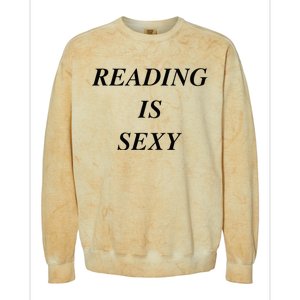 Reading Is Sexy Colorblast Crewneck Sweatshirt