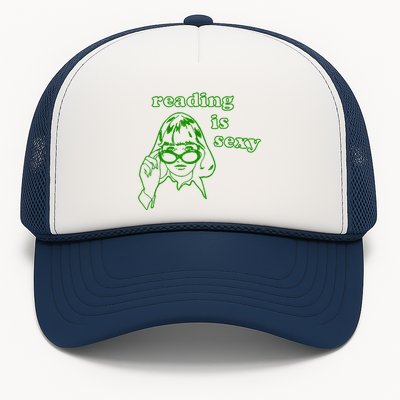 Reading Is Sexy Costume Library Women Bookworm Bookaholic Trucker Hat