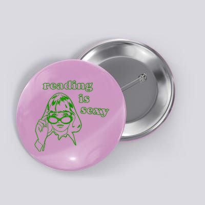 Reading Is Sexy Costume Library Women Bookworm Bookaholic Button