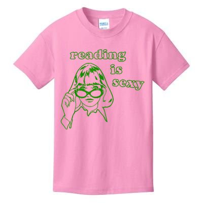 Reading Is Sexy Costume Library Women Bookworm Bookaholic Kids T-Shirt