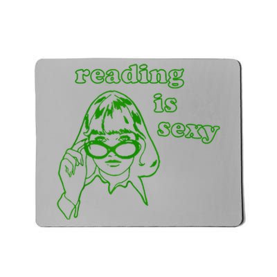 Reading Is Sexy Costume Library Women Bookworm Bookaholic Mousepad