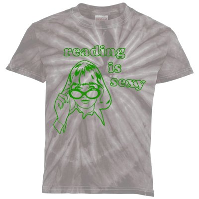 Reading Is Sexy Costume Library Women Bookworm Bookaholic Kids Tie-Dye T-Shirt