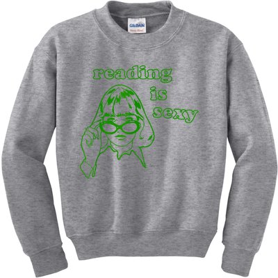 Reading Is Sexy Costume Library Women Bookworm Bookaholic Kids Sweatshirt