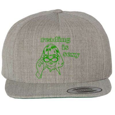 Reading Is Sexy Costume Library Women Bookworm Bookaholic Wool Snapback Cap