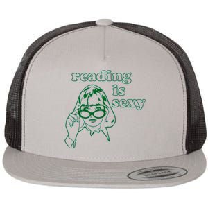 Reading Is Sexy Trending Tee Flat Bill Trucker Hat