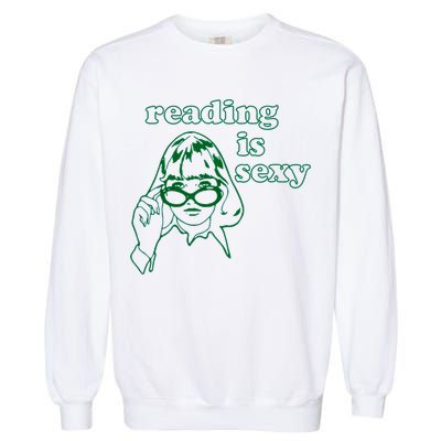 Reading Is Sexy Trending Garment-Dyed Sweatshirt