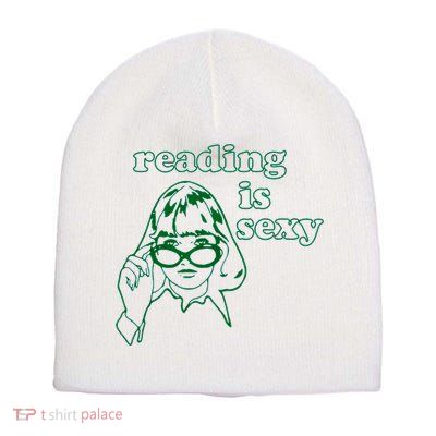 Reading Is Sexy Trending Short Acrylic Beanie