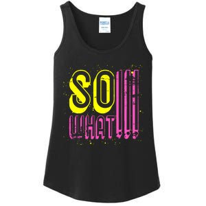 Retro I So What Funny Ladies Essential Tank