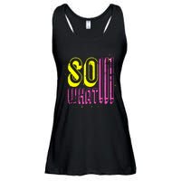 Retro I So What Funny Ladies Essential Flowy Tank