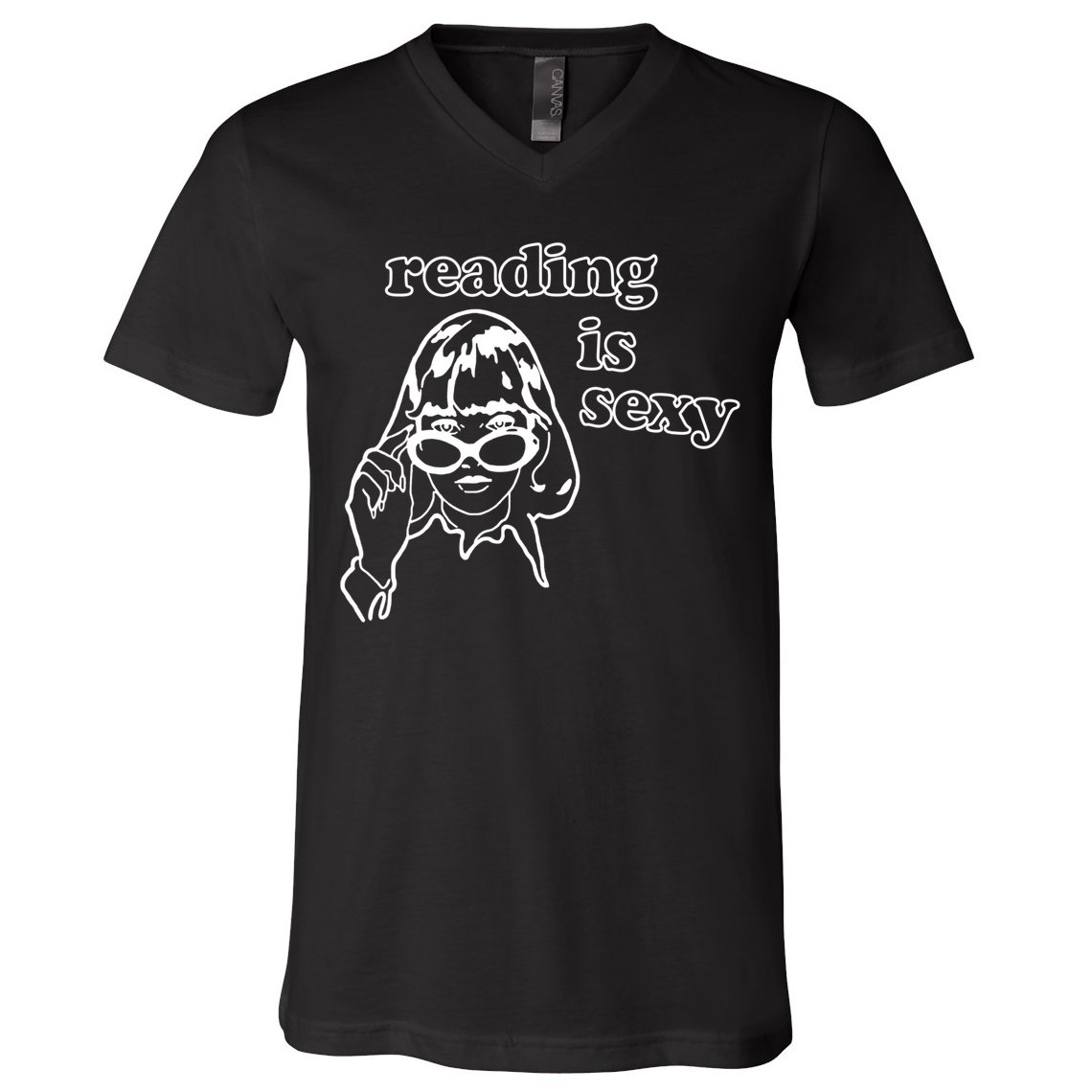 Reading Is Sexy Gift For Bookworms V-Neck T-Shirt