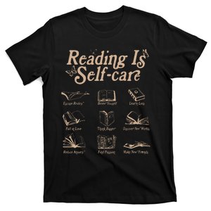 Reading Is Self Care Bookish Mental Health T-Shirt