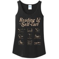 Reading Is Self Care Bookish Mental Health Ladies Essential Tank