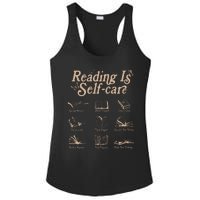 Reading Is Self Care Bookish Mental Health Ladies PosiCharge Competitor Racerback Tank