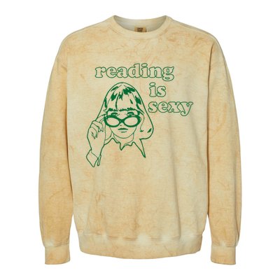 Reading Is Sexy Colorblast Crewneck Sweatshirt