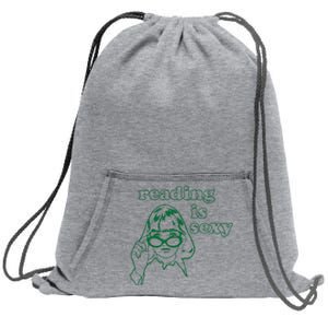 Reading Is Sexy Sweatshirt Cinch Pack Bag