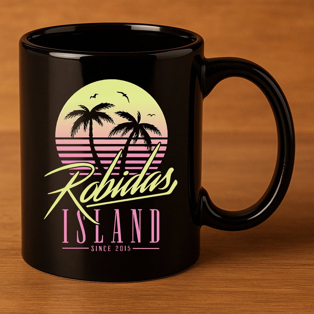 Robidas Island Since 2015 11oz C Handle Ceramic Mug