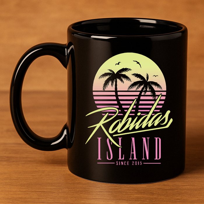 Robidas Island Since 2015 11oz C Handle Ceramic Mug