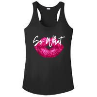 Retro I So What Funny Colors Ladies PosiCharge Competitor Racerback Tank