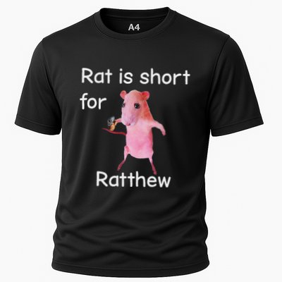 Rat Is Short For Ratthew Meme Performance Shirt
