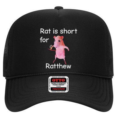 Rat Is Short For Ratthew Meme Trucker Hat