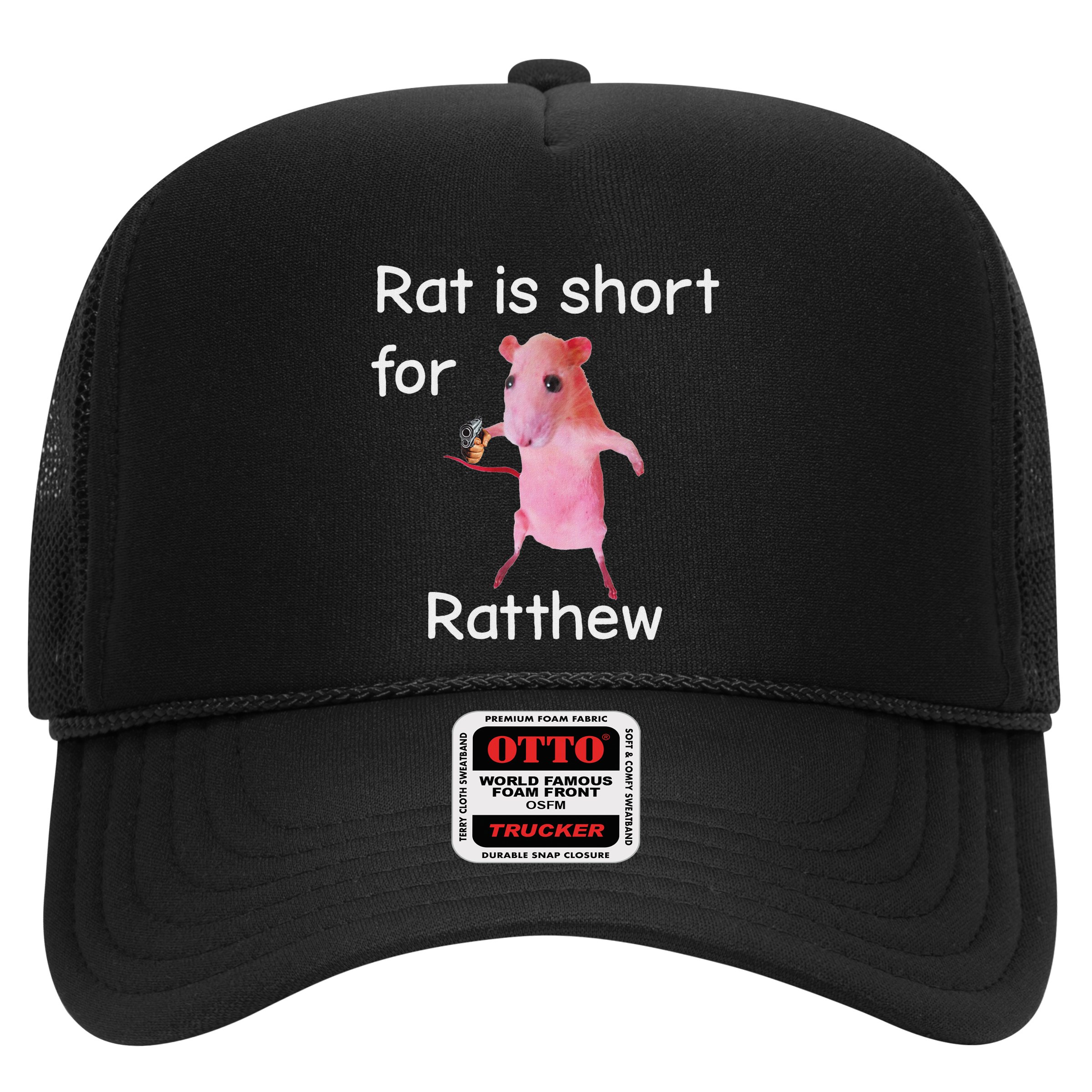 Rat Is Short For Ratthew Meme Hat