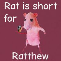 Rat Is Short For Ratthew Meme 16oz Travel Tumbler