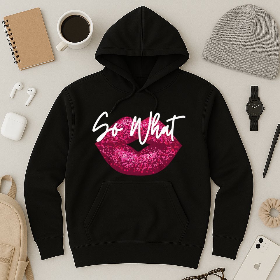 Retro I So What Funny Hoodie