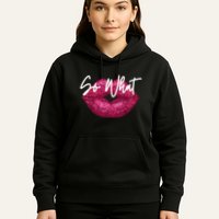 Retro I So What Funny Hoodie