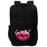 Retro I So What Funny Impact Tech Backpack