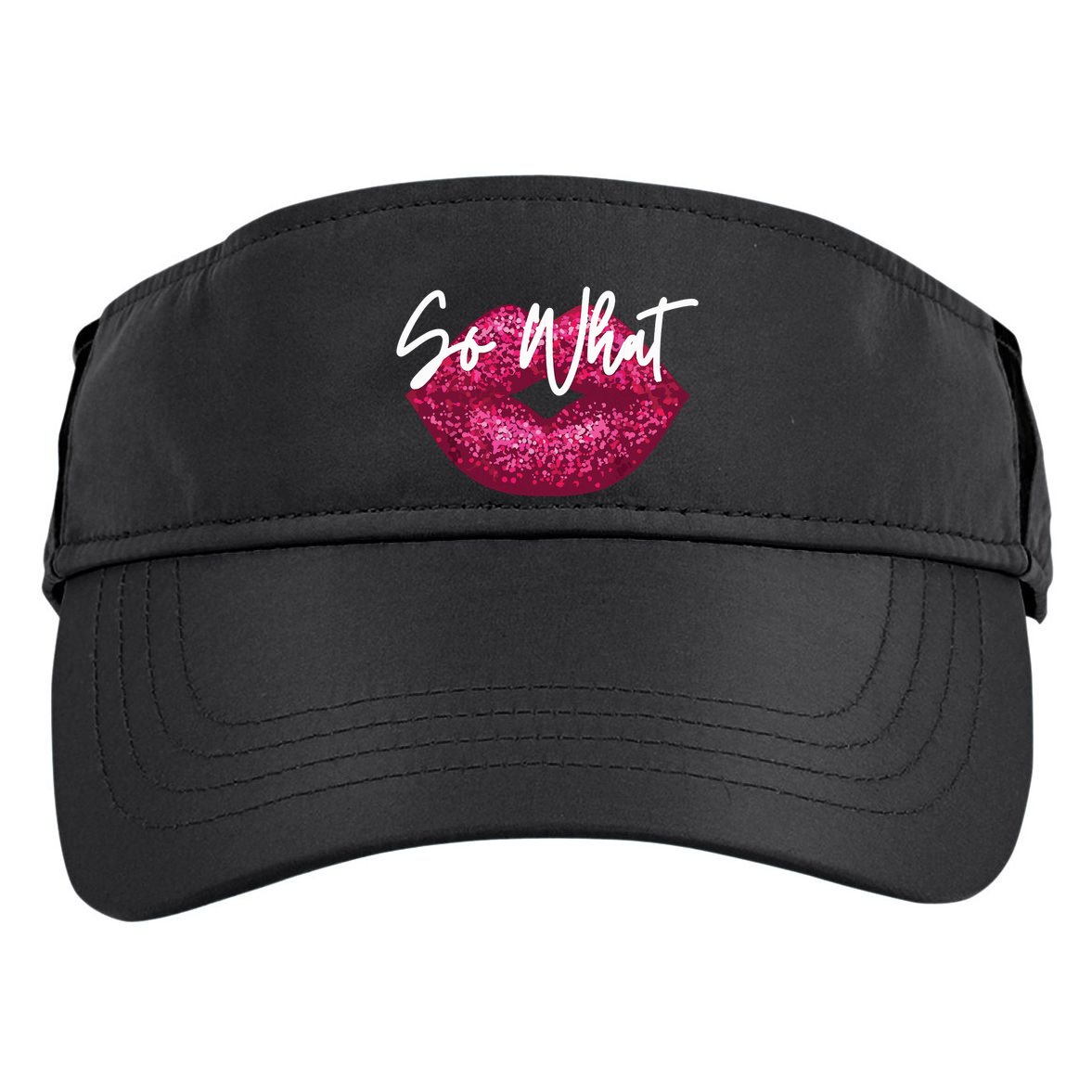 Retro I So What Funny Adult Drive Performance Visor