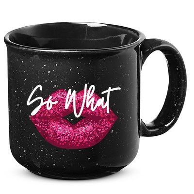 Retro I So What Funny 15oz Campfire Ceramic Mug