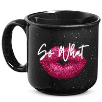 Retro I So What Funny 15oz Campfire Ceramic Mug