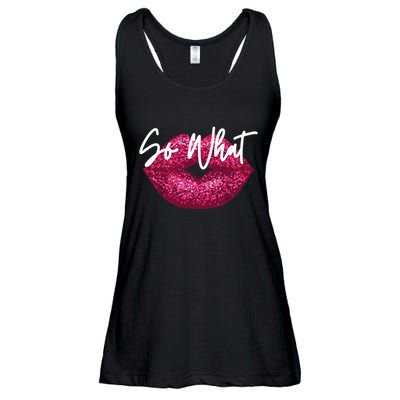 Retro I So What Funny Ladies Essential Flowy Tank