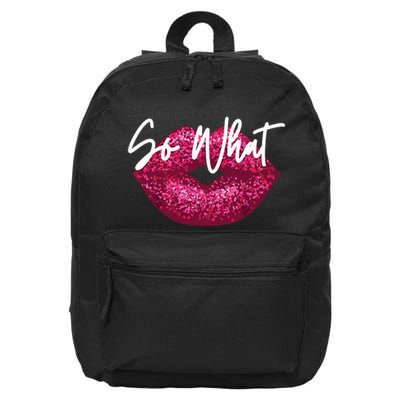 Retro I So What Funny 16 in Basic Backpack