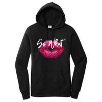 Retro I So What Funny Women's Pullover Hoodie